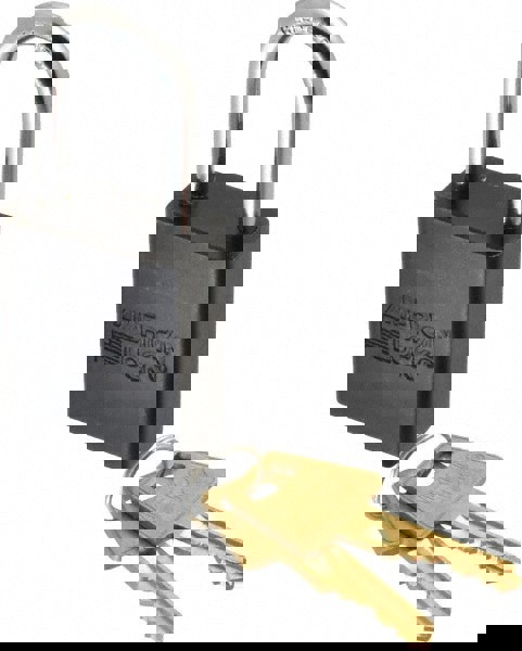 Lockout Padlock: Keyed Alike, Aluminum,